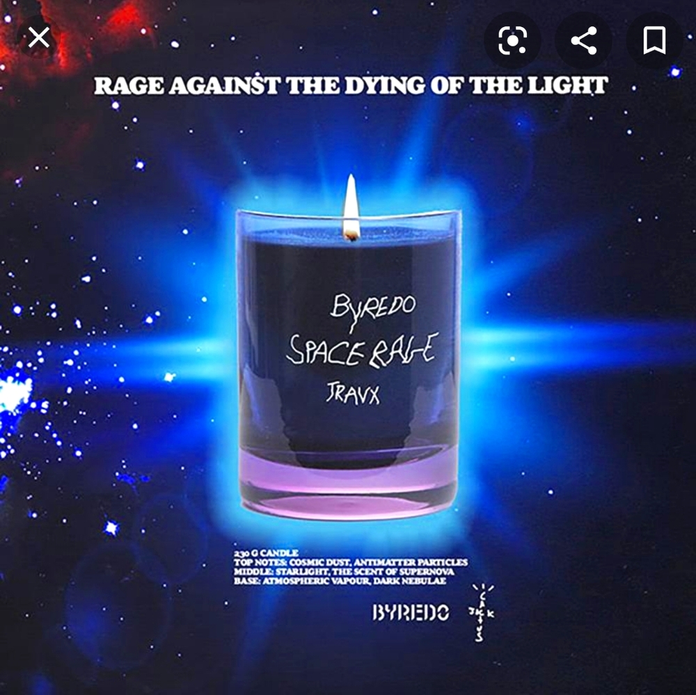 BYREDO Space Rage Travis Scott Cactus Jack Candle - Picture 2 of 2